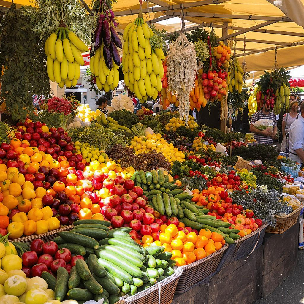 A vibrant plate of healthy, whole foods including fruits, vegetables, and lean protein.